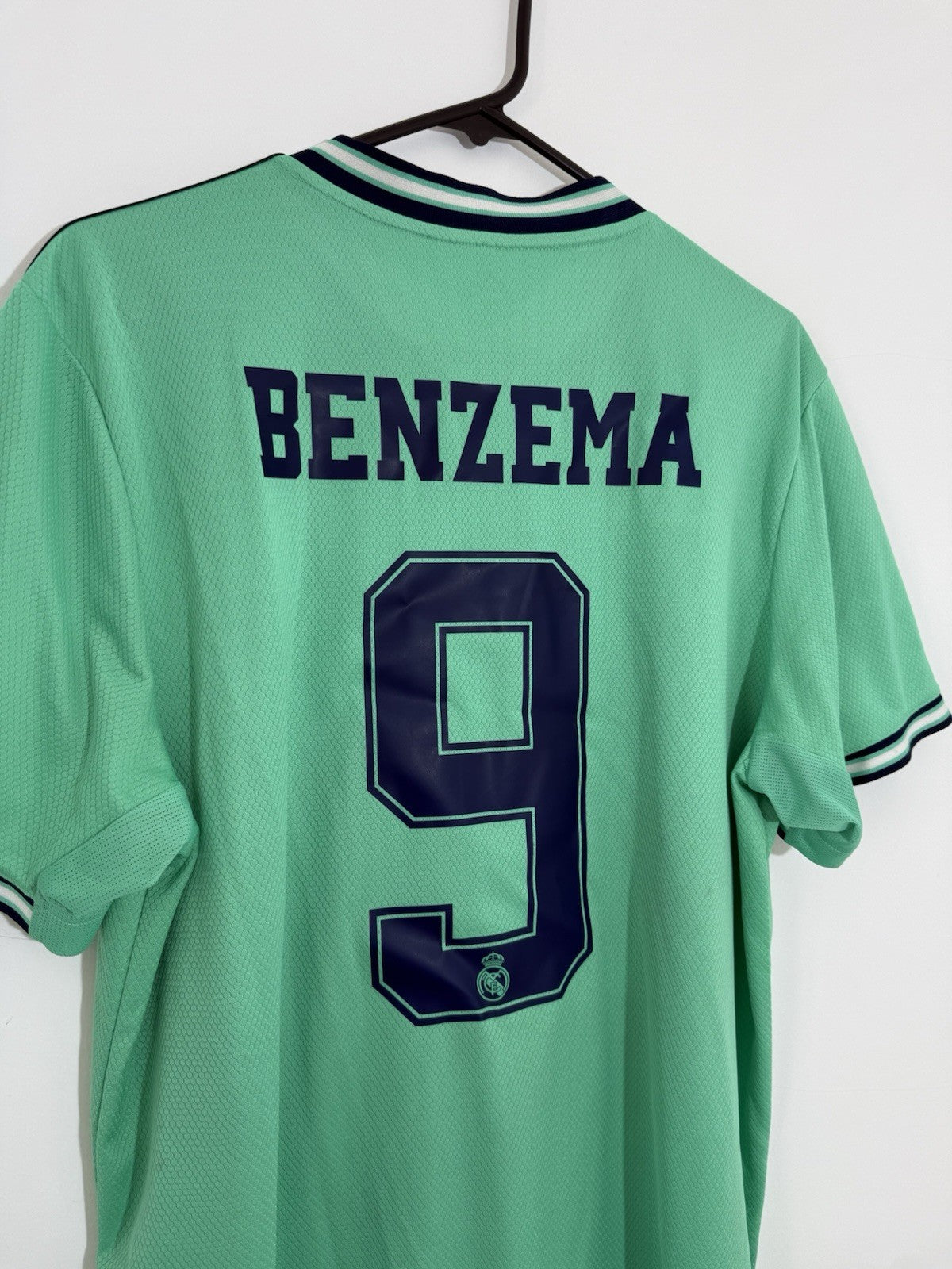 Real Madrid Benzema #9 2019/20 XL 3rd Shirt Adidas Excellent Condition EH5128