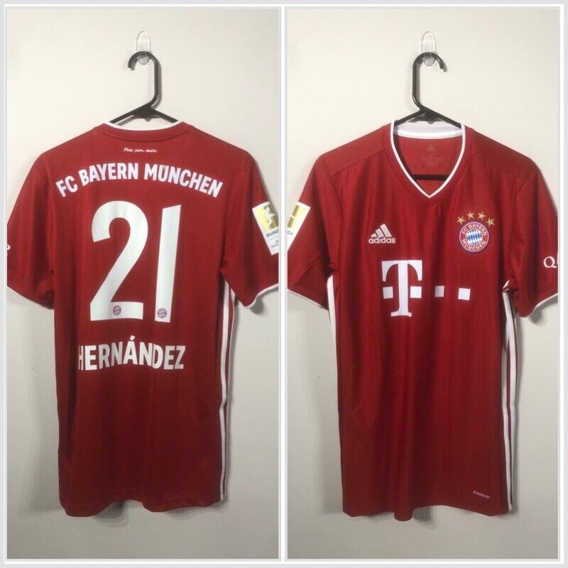 Hernandez #21 Bayern Munich 2020/21 Medium Home Football Shirt BNWT