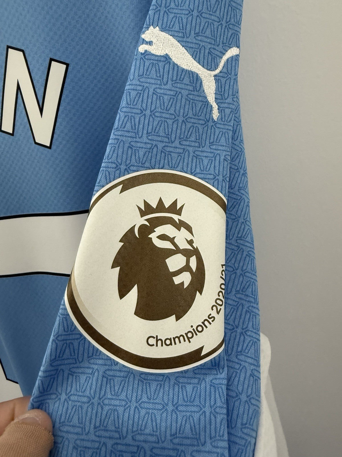 Manchester City Foden #47 2021/22 Large LS Home Shirt Puma BNWT 759203-01