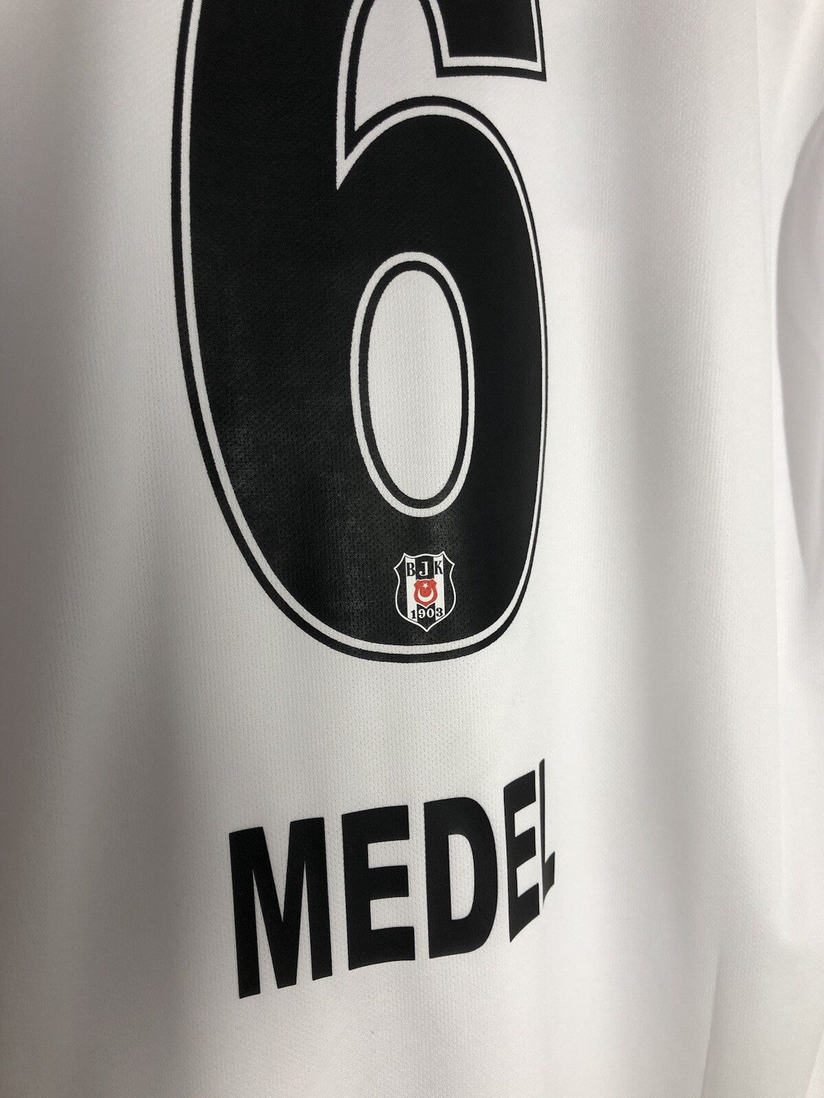 Besiktas Medel #6 2018/19 Medium Home Shirt Adidas Excellent Condition CG0691