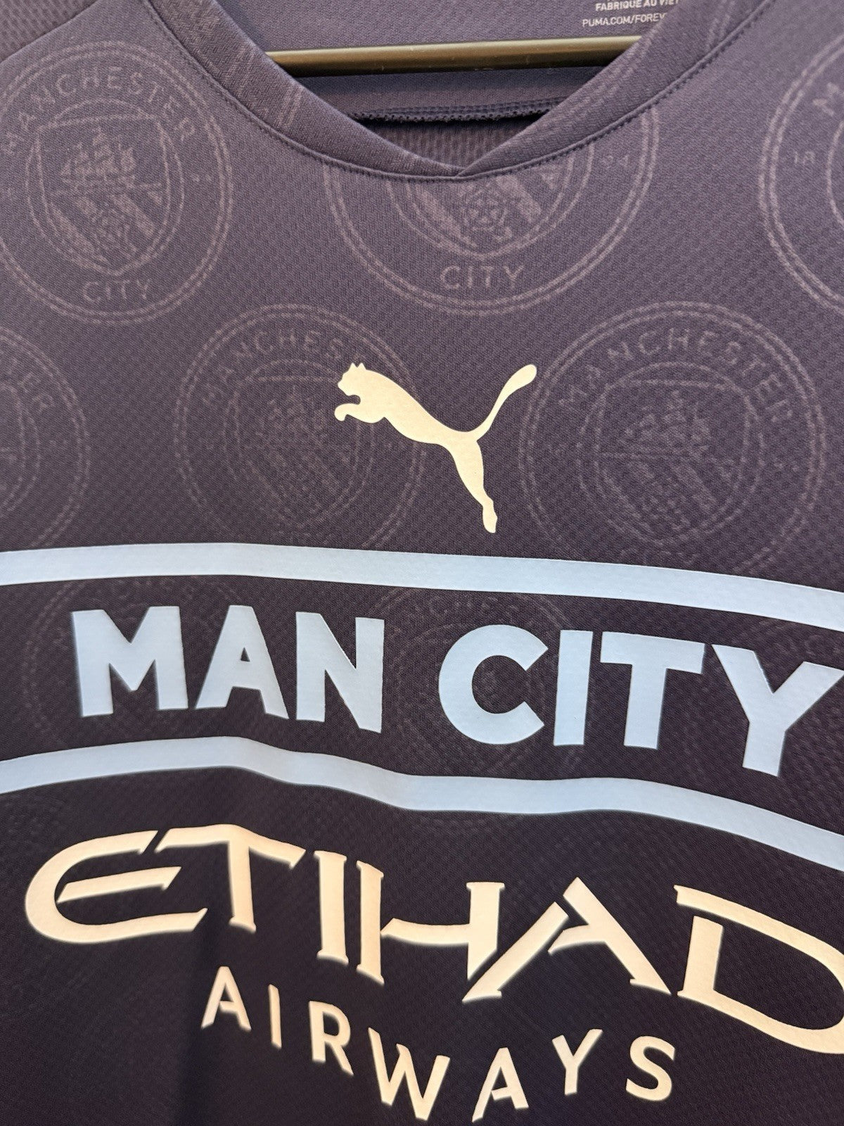 Manchester City Bernardo #20 2021/22 Medium 3rd Shirt Puma BNWT 759221-03