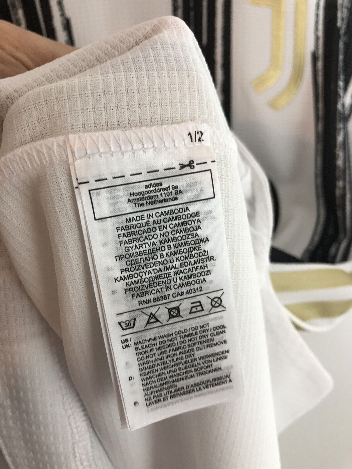 Bonucci 19 Juventus 2020 21 Large Authentic Home Shirt Brand New With Tag Gj7601