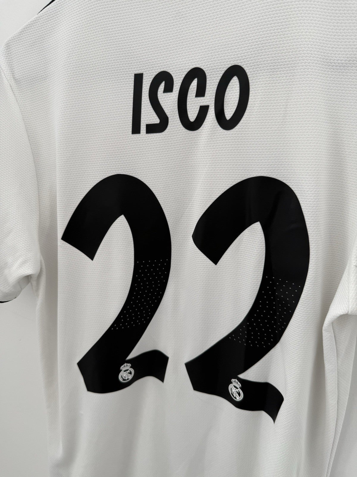 Real Madrid Isco #22 2018/19 Small Home Shirt Adidas Excellent Condition CG0550