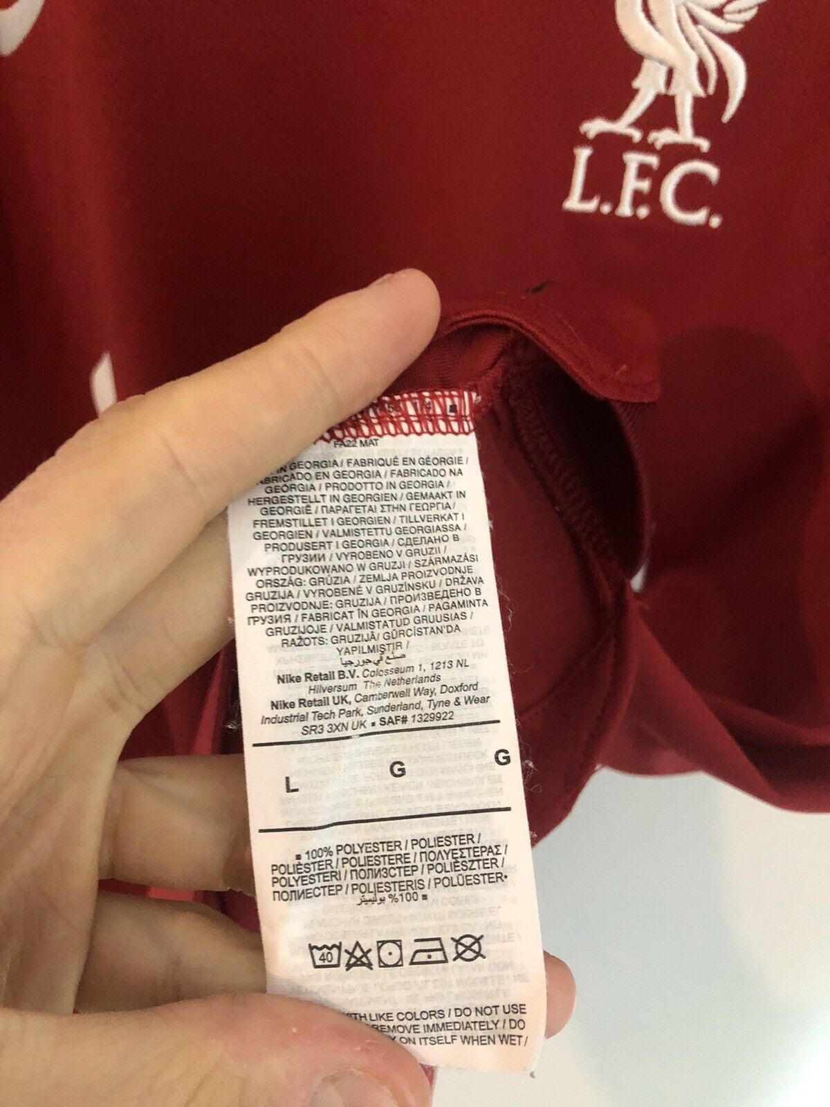 M Salah 11 Liverpool Large 2022 23 Home Nike Excellent Condition Dm1843 609