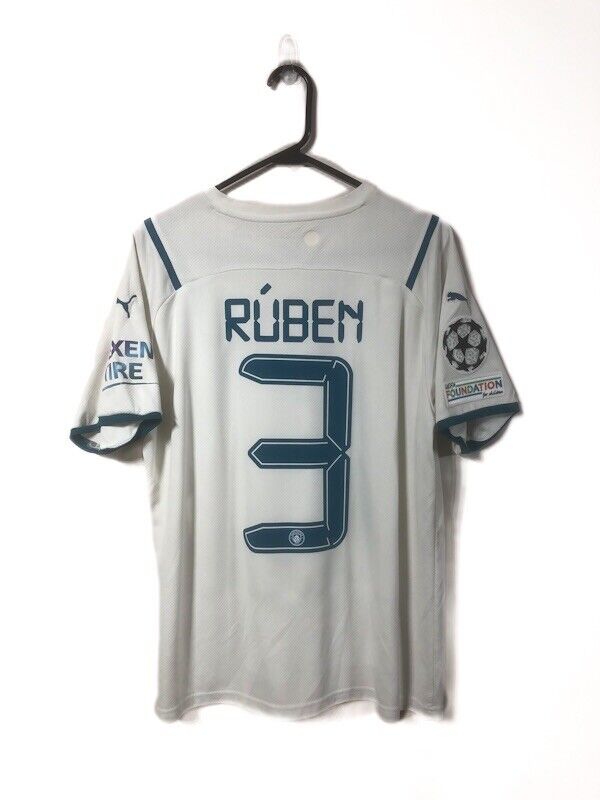 Ruben 3 Manchester City 2021 22 Large Away Shirt Very Good Condition 759211 02