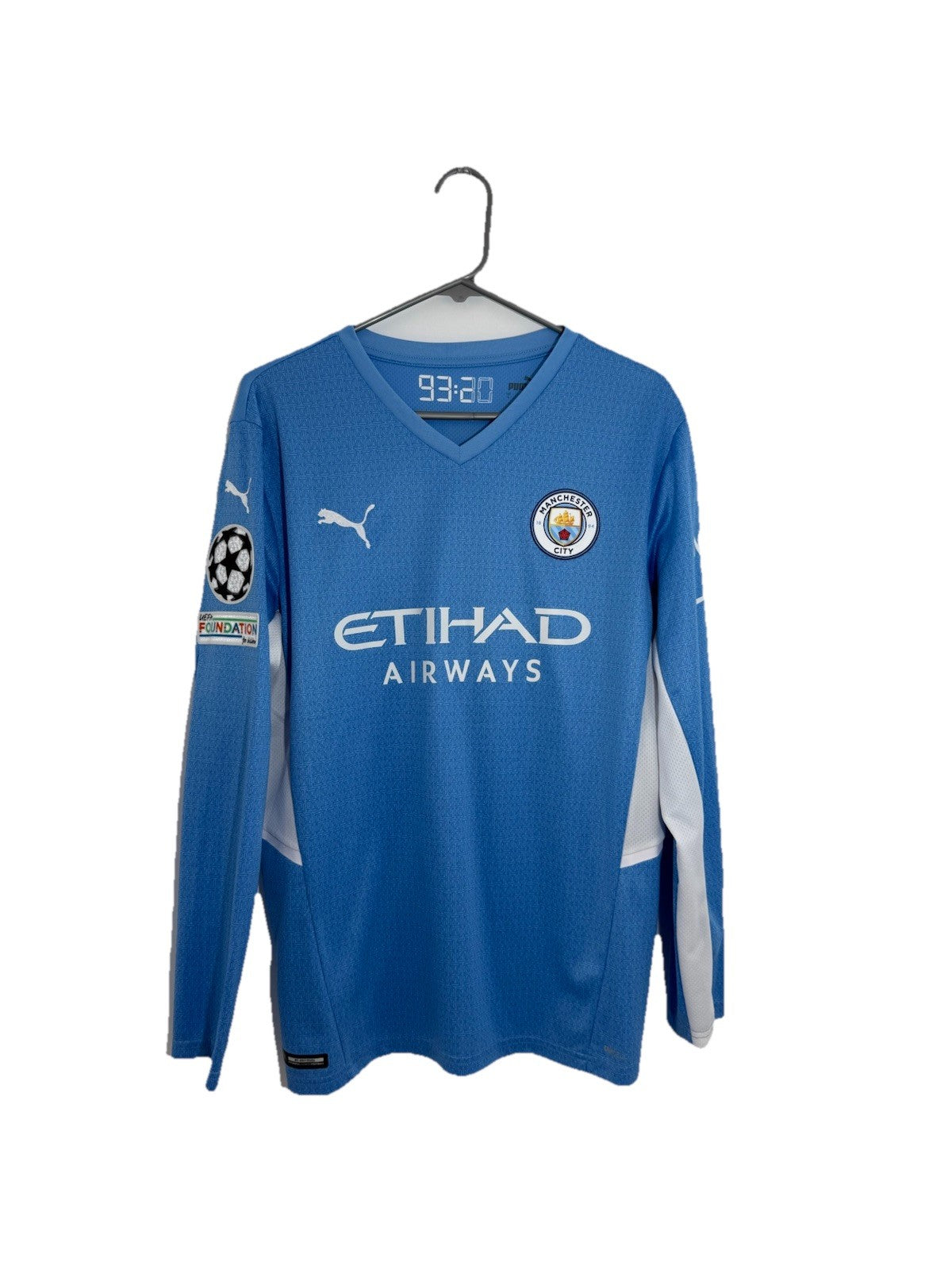 Manchester City Grealish #10 2021/22 Large Home Excellent Condition 759203-01