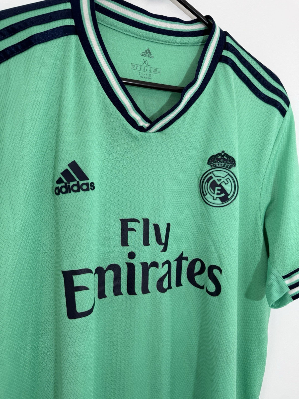 Real Madrid Benzema #9 2019/20 XL 3rd Shirt Adidas Excellent Condition EH5128