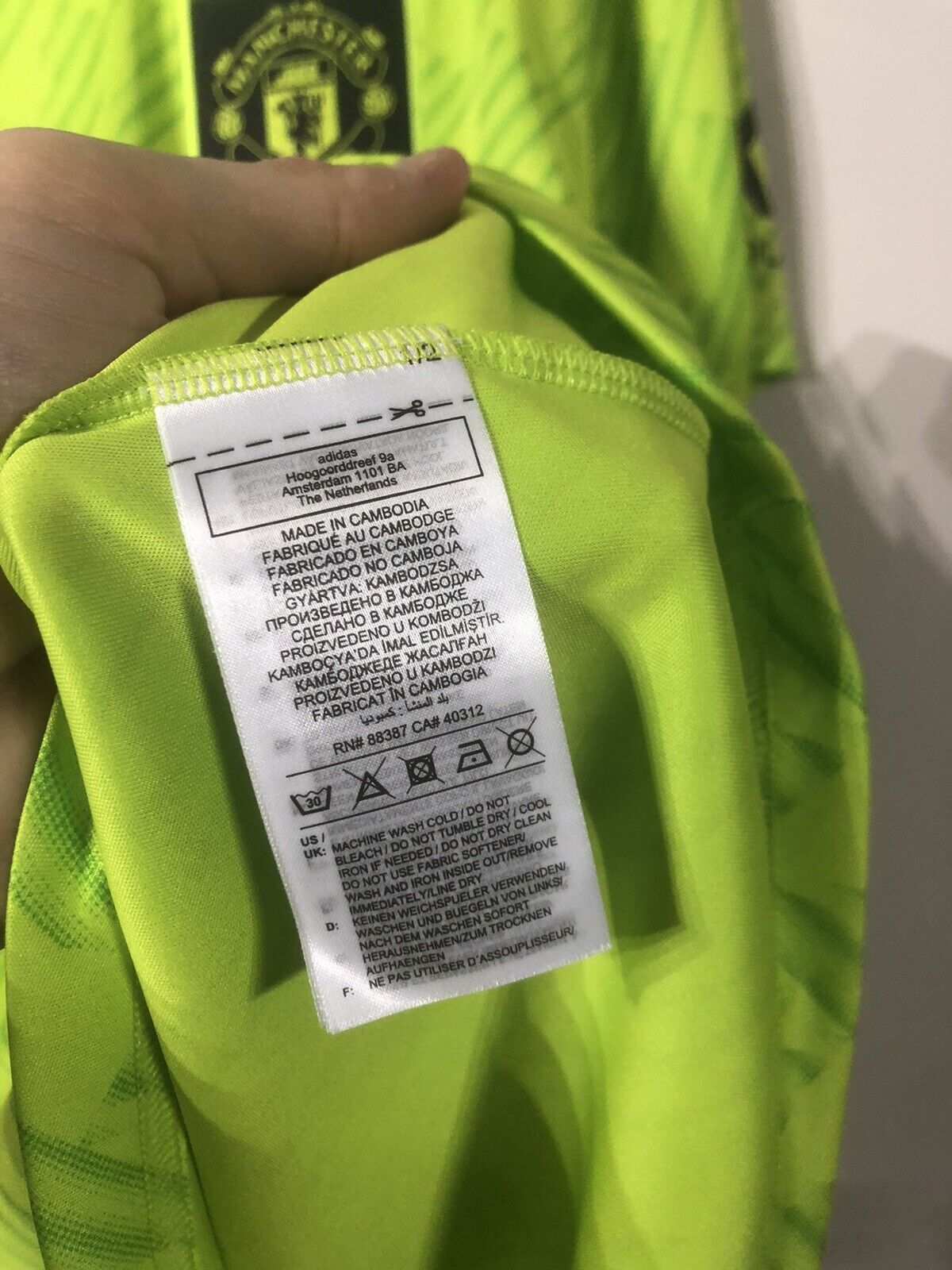 Garnacho #49 Manchester United Large 2022/23 Third Shirt BNWT