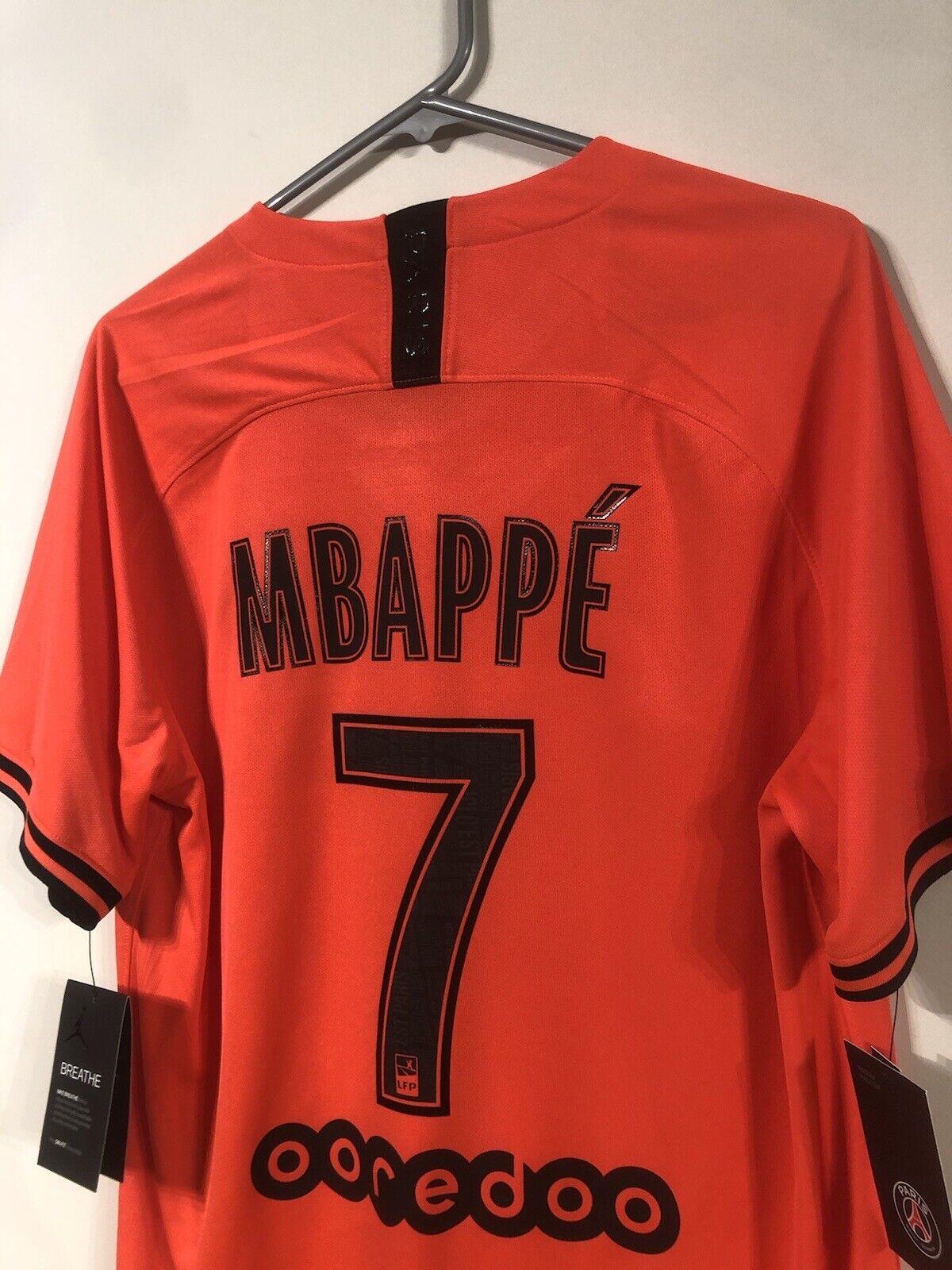 Mbappe #7 Paris St Germain 2019/20 Large Away Shirt Jordan BNWT