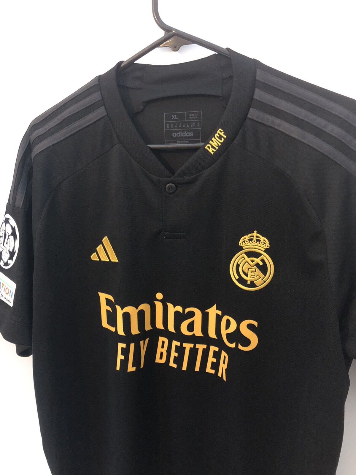 Bellingham 5 Real Madrid 2023 24 3rd Xl Cl Shirt Excellent Condition In9846