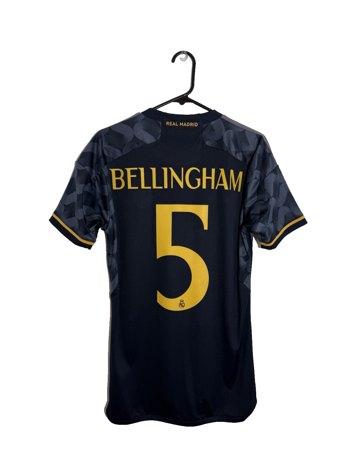 Real Madrid Bellingham #5 2023/24 Small Away Shirt Excellent Condition IJ5901