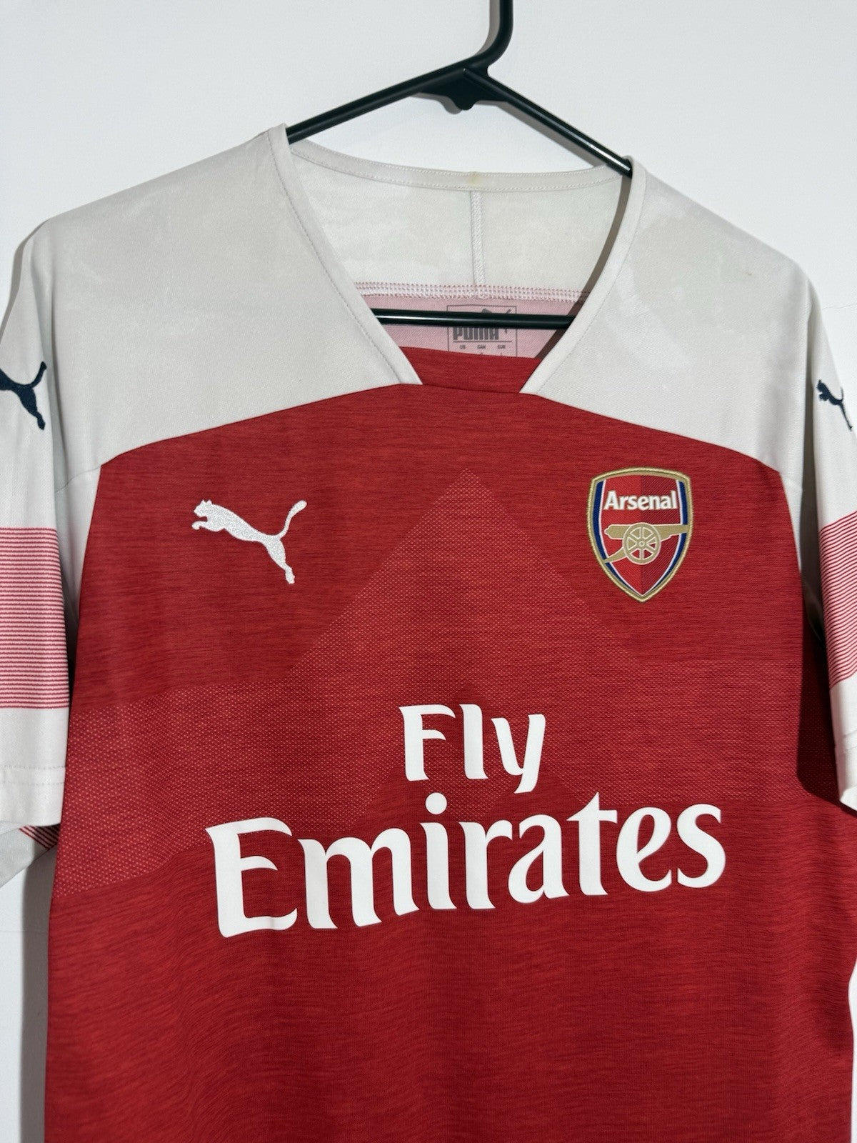 Arsenal Ozil #10 2018/19 Large Home Shirt Puma Very Good Condition 753209-12