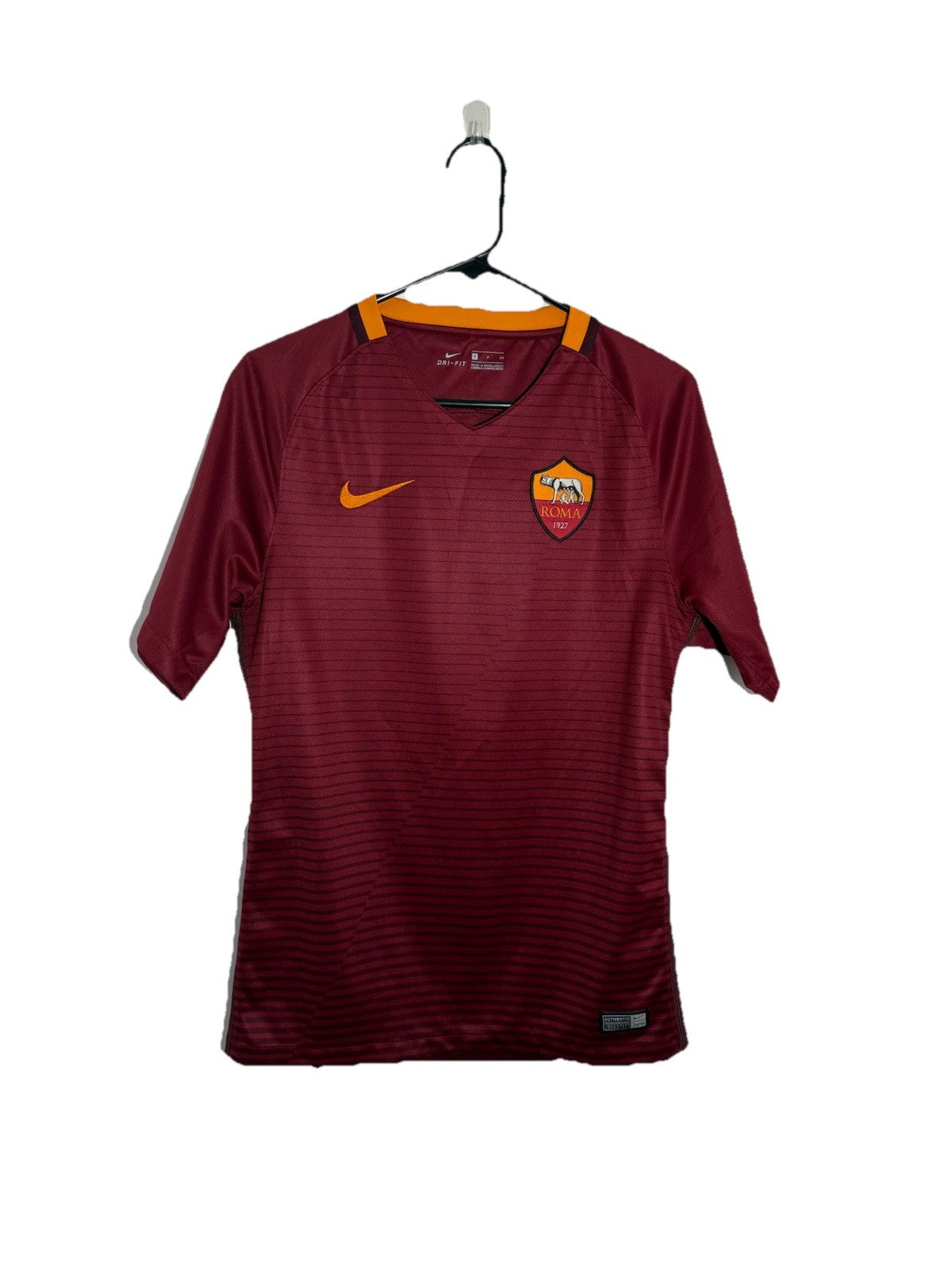 AS Roma Perotti #8 2016/17 Small Home Shirt Nike Excellent Condition 776967-677