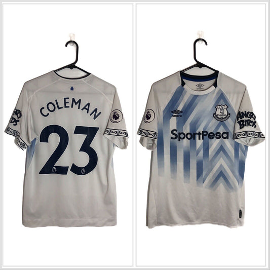 Coleman 23 Everton Medium 2018 19 3rd Shirt Umbro Excellent Condition