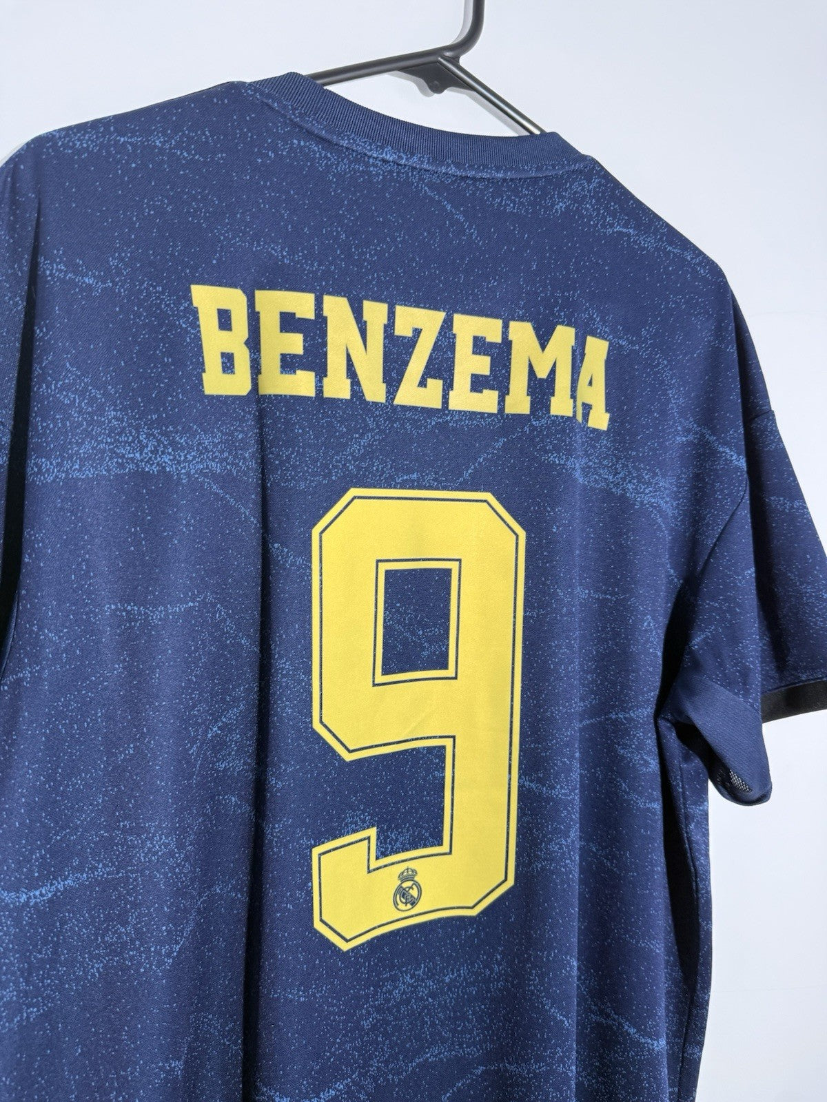 Real Madrid Benzema #9 2019/20 XL Away Shirt Excellent Condition FJ3151