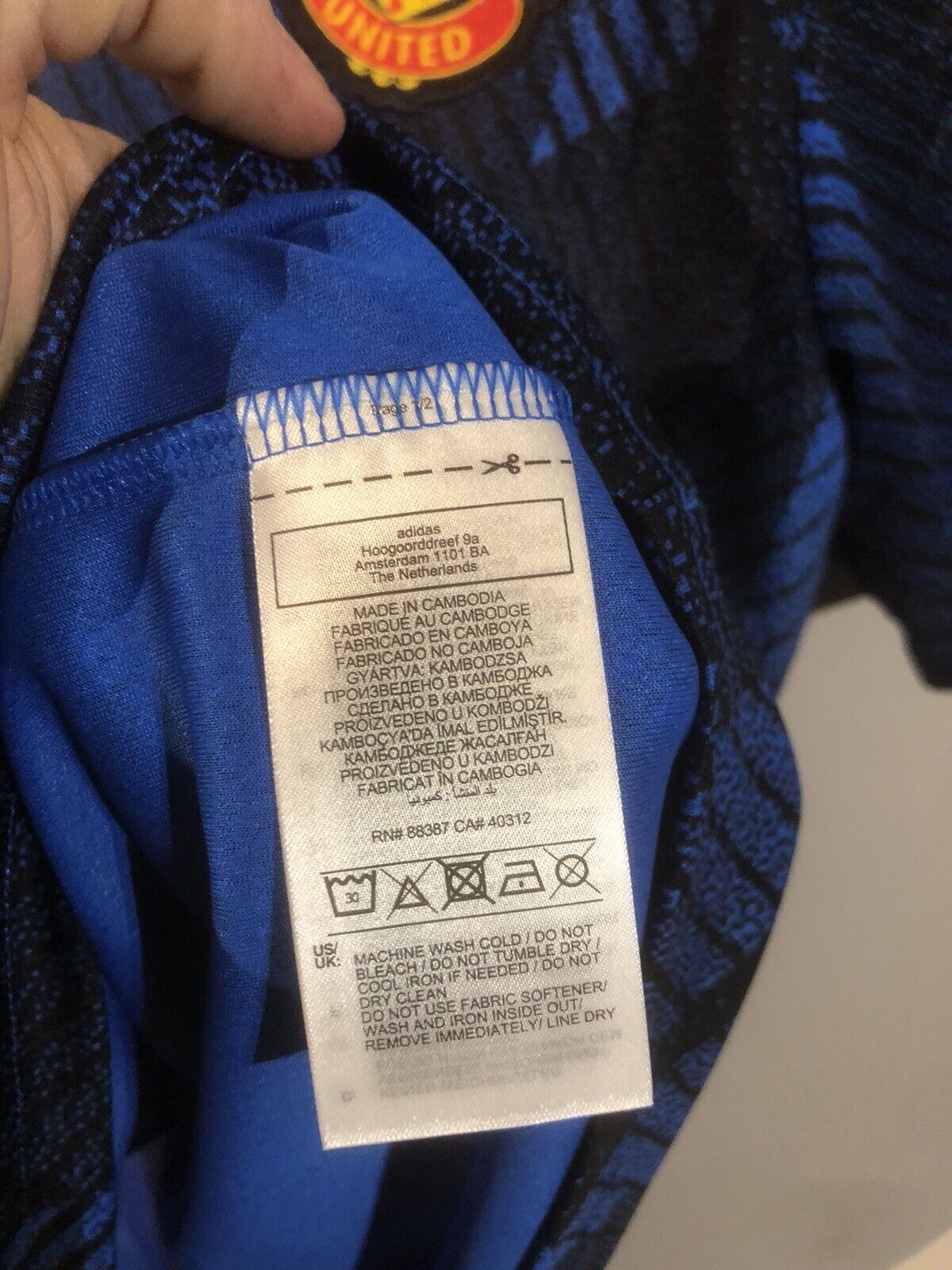 Ronaldo #7 Manchester United X-Large 2021/22 3rd Shirt BNWT