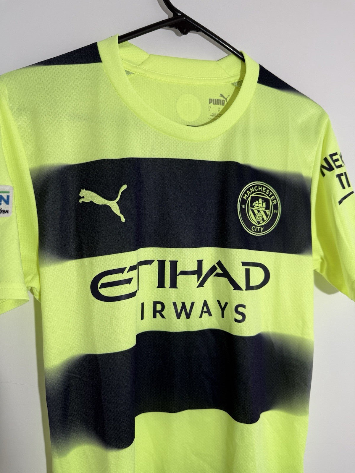 Manchester City Haaland #9 2022/23 Small 3rd Shirt Excellent Condition 765734-03