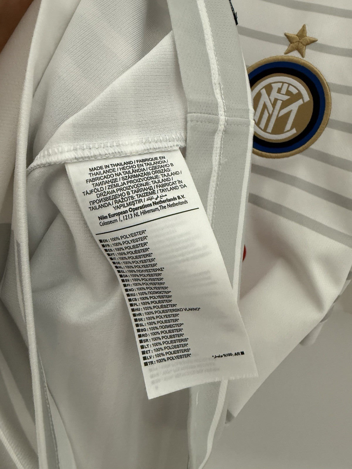 Inter Milan Dimarco #93 2014/15 Large Away Shirt Excellent Condition 611063-106