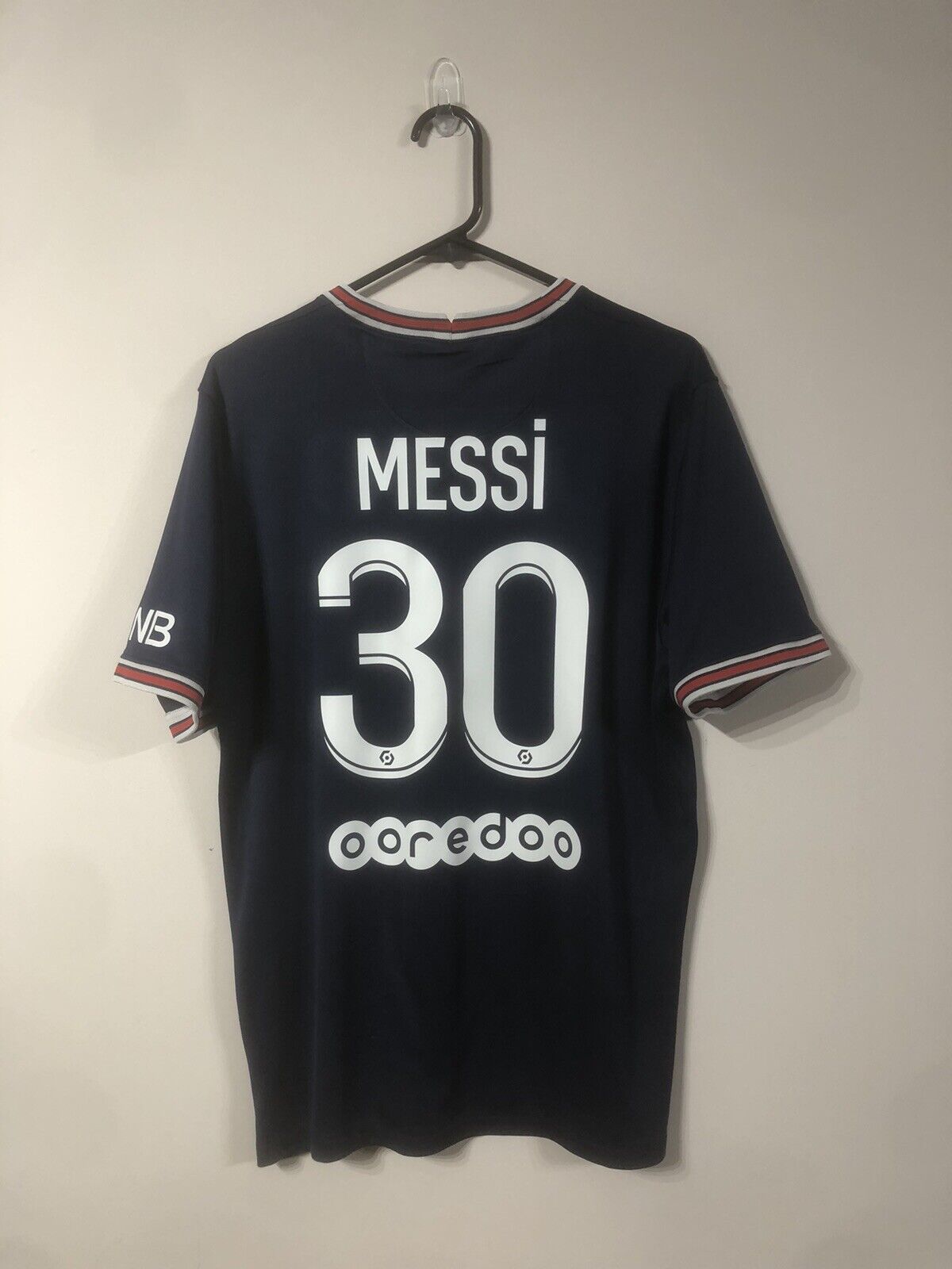 Messi #30 Paris St Germain 2021/22 Large Home Shirt Very Good Condition