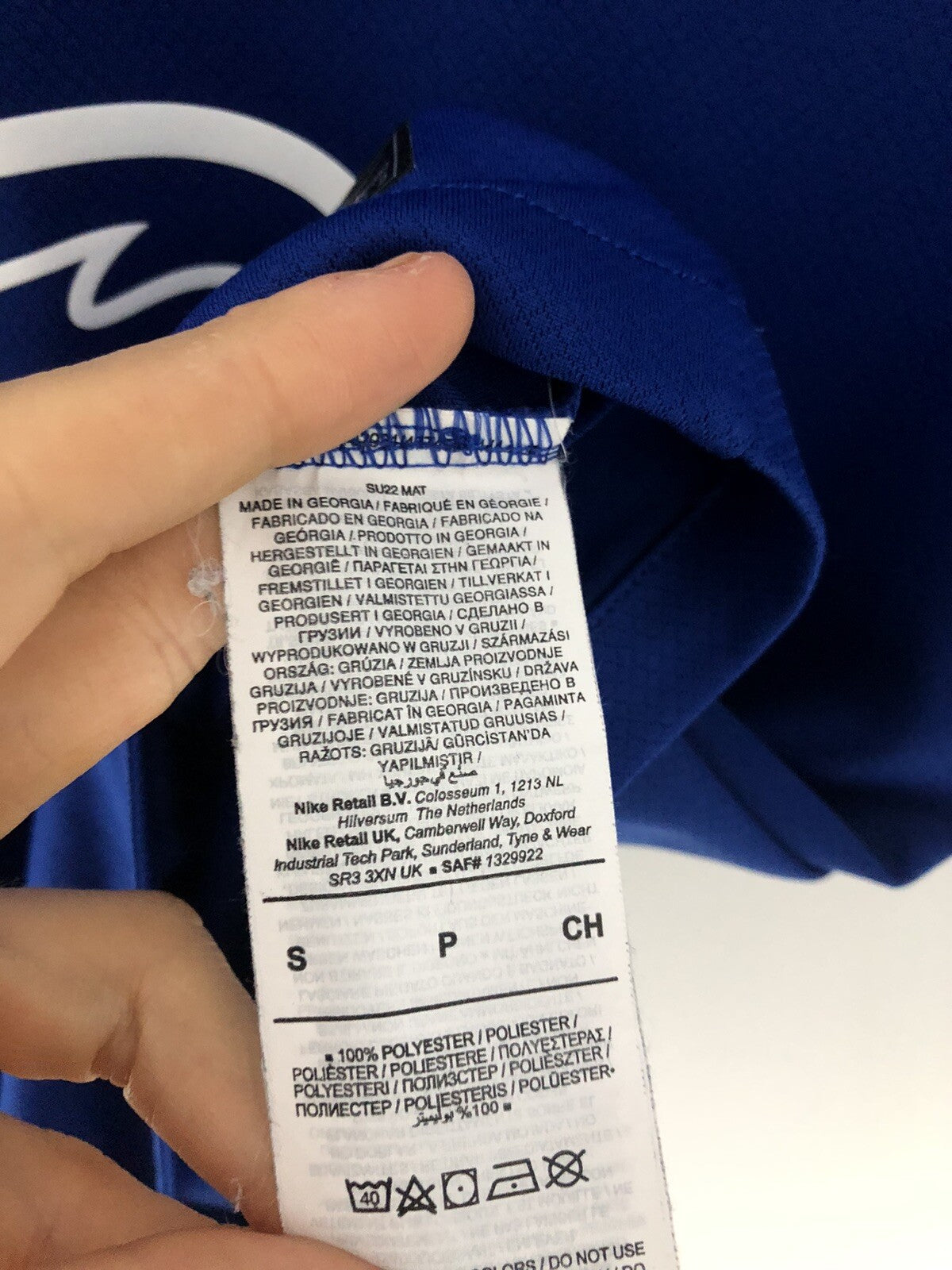 Chelsea T. Silva #6 2022/23 Small Home Shirt Nike Excellent Condition DM1839-496