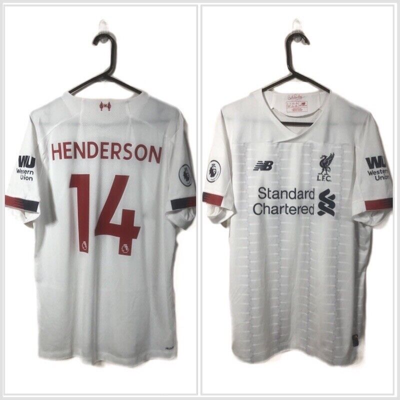 Henderson 14 Liverpool Large 2019 20 Away Shirt Excellent Condition Mt930013