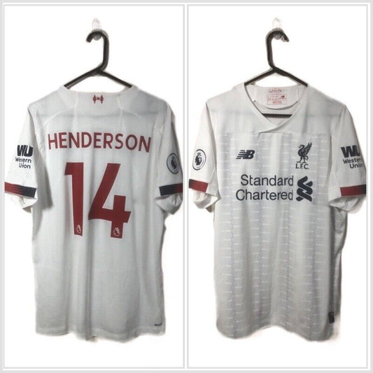 Henderson 14 Liverpool Large 2019 20 Away Shirt Excellent Condition Mt930013