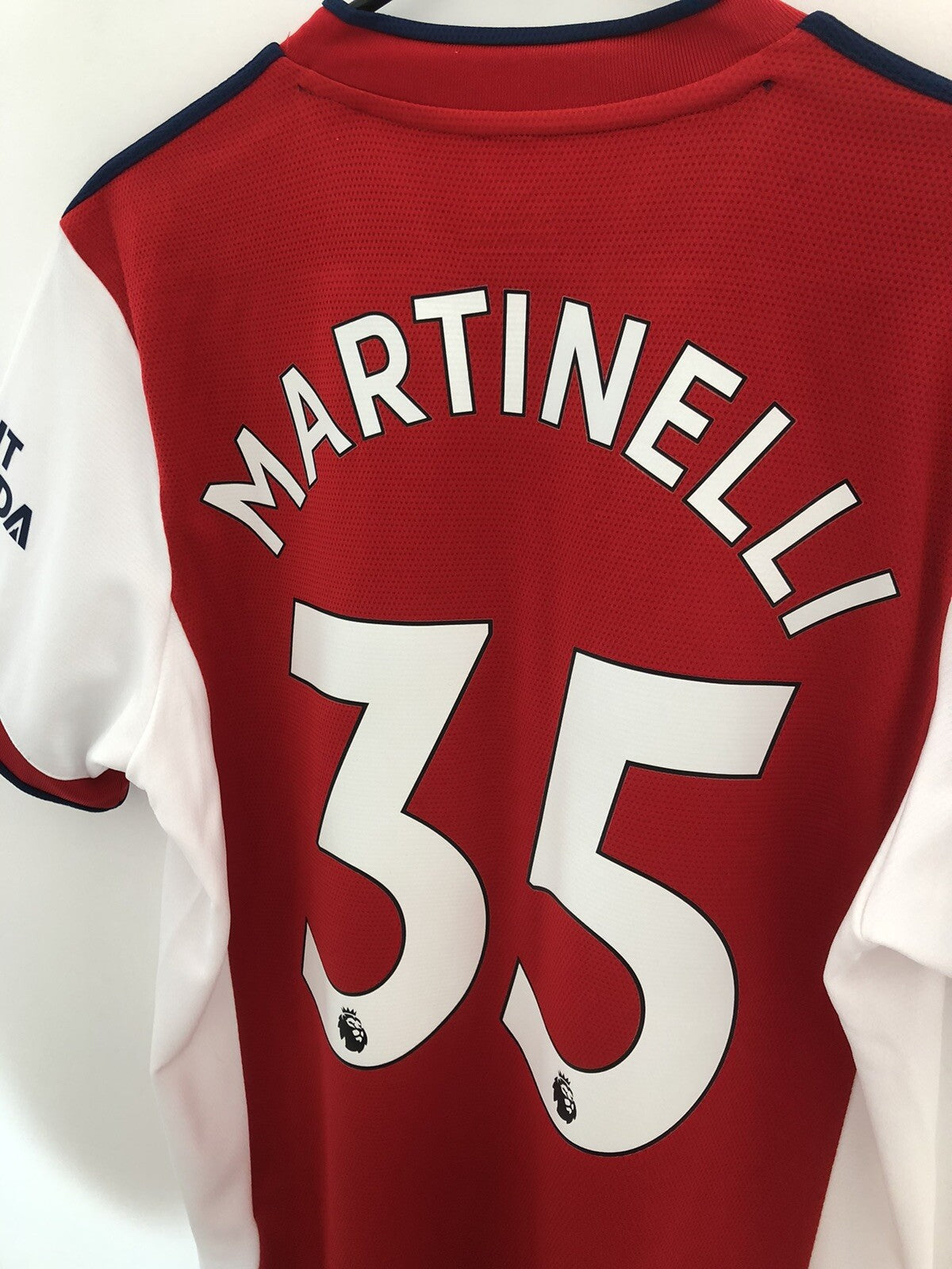 Arsenal Martinelli #35 2021/22 Medium Home Shirt Adidas BNWT GM0217