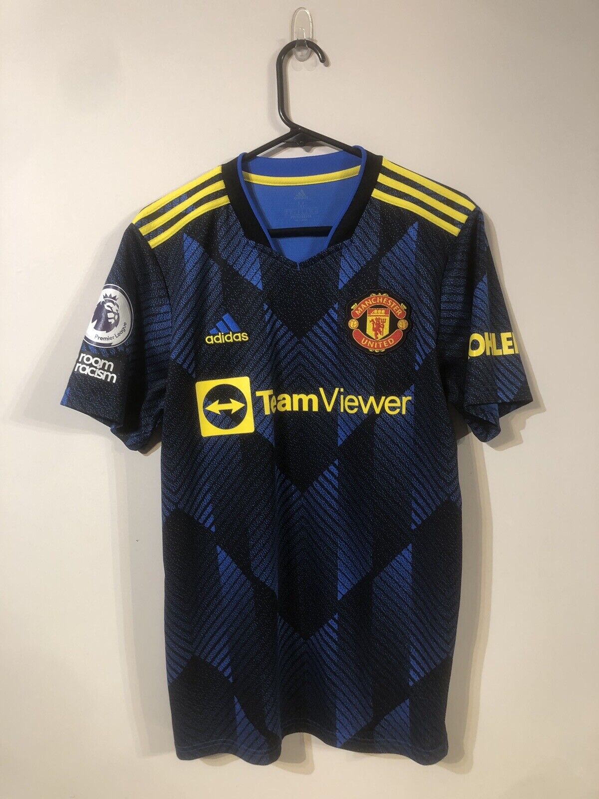 Ronaldo #7 Manchester United Medium 2021/22 3rd Shirt Adidas Excellent Condition