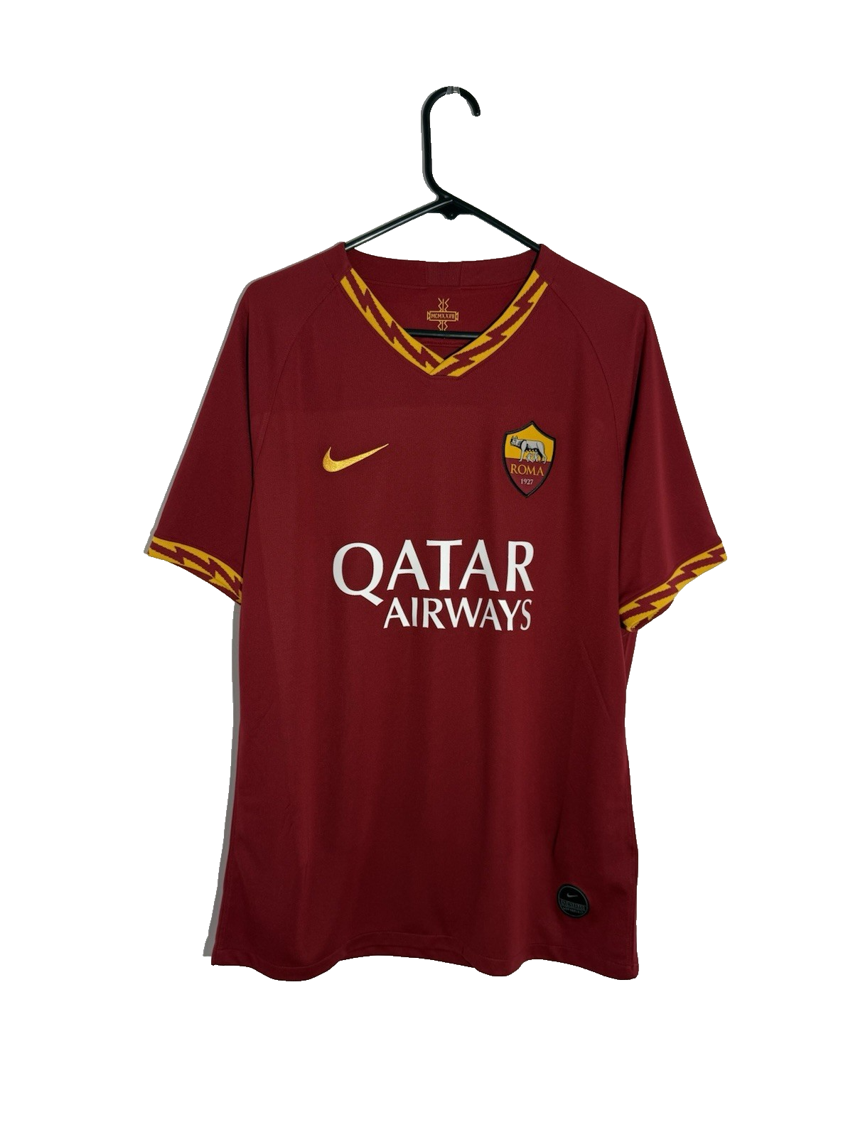 AS Roma Kluivert #99 2019/20 Large Away Shirt Excellent Condition AJ5559-613