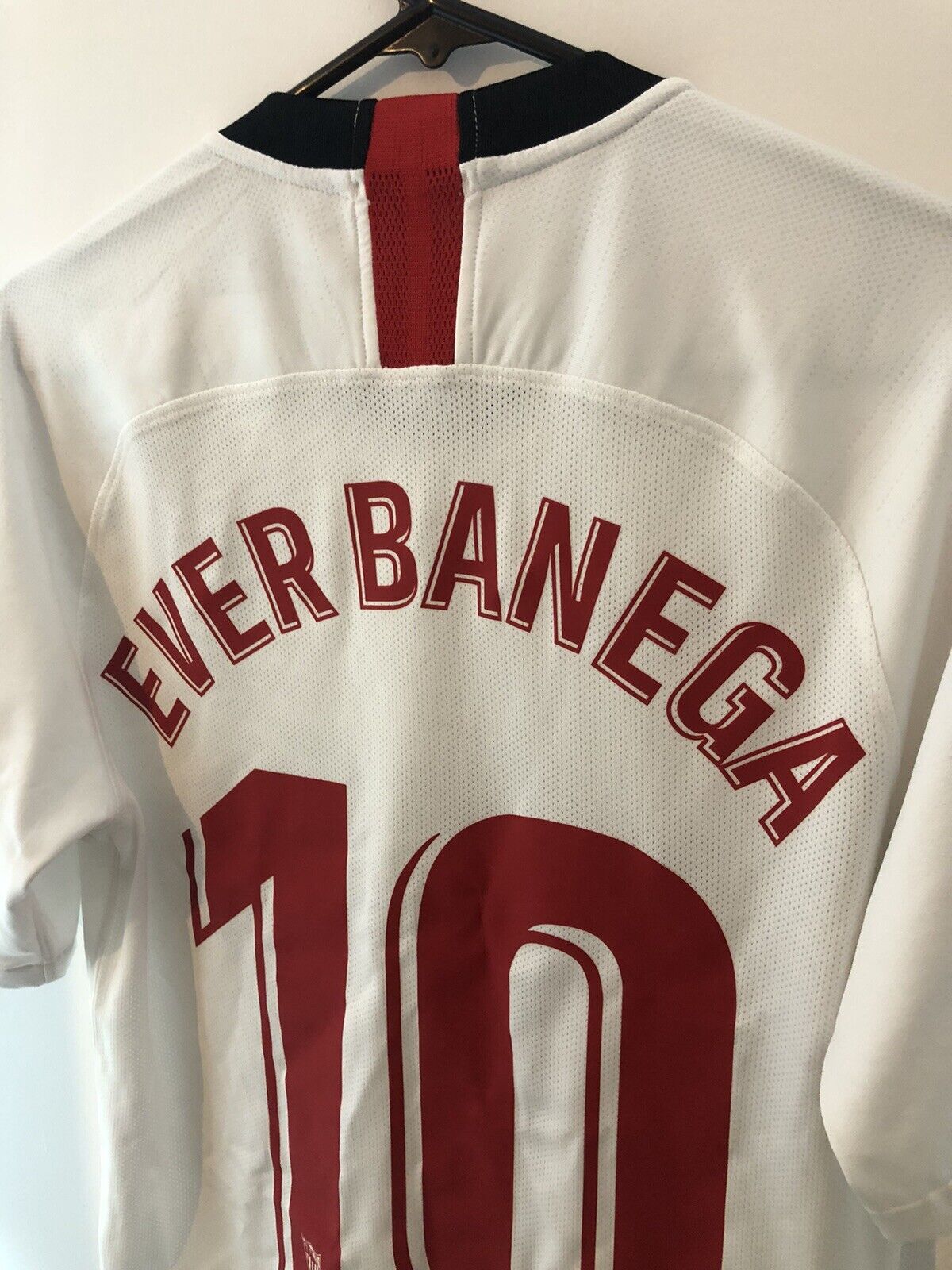 Ever Banega 10 Sevilla 2019 20 Home Medium Shirt Excellent Condition  Aj1018 104