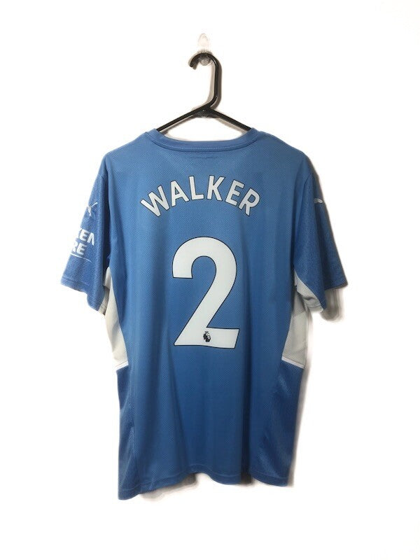 Manchester City Walker #2 2021/22 Large Home Shirt Excellent Condition 759202-01