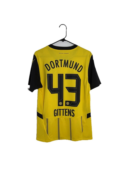 Borussia Dortmund Gittins #43 2024/25 Medium Home Shirt BNWT 774946-01