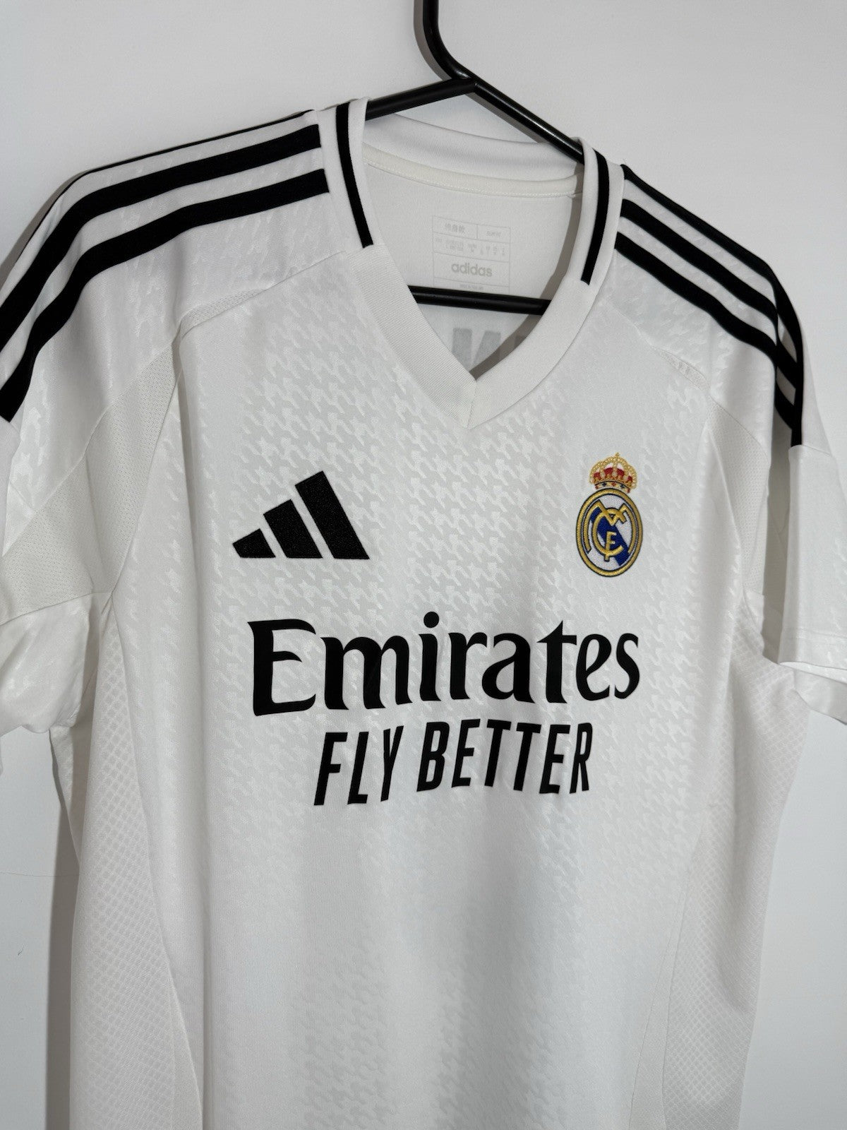 Real Madrid Bellingham #5 2024/25 XL Home Shirt Excellent Condition IU5011