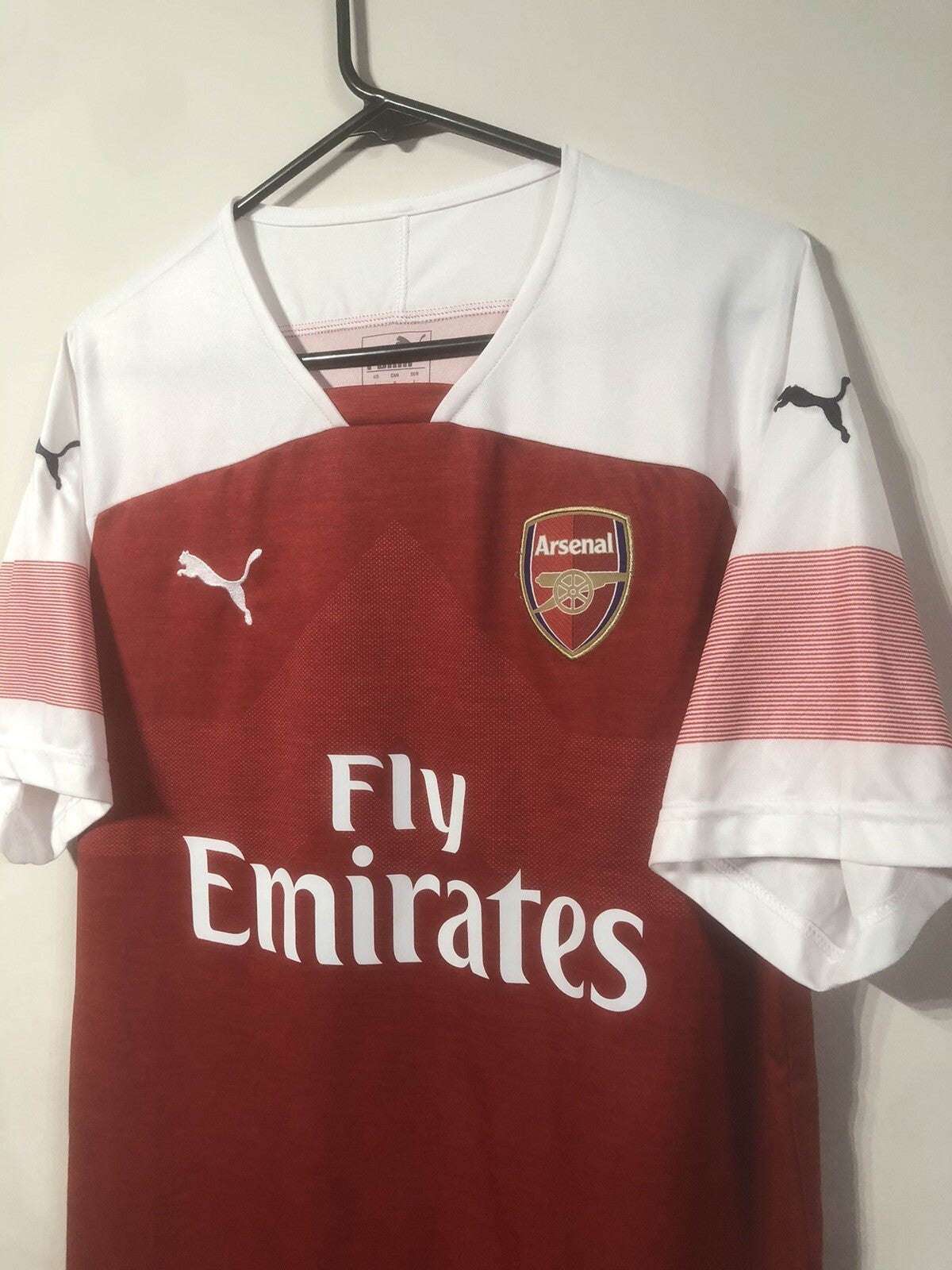 Arsenal Xhaka #34 2018/19 Large Home Shirt Puma Excellent Condition 753209-12