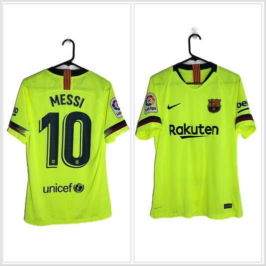 Messi 10 Barcelona Medium 2018 19 Vaporknit Away Excellent Condition 847254 484