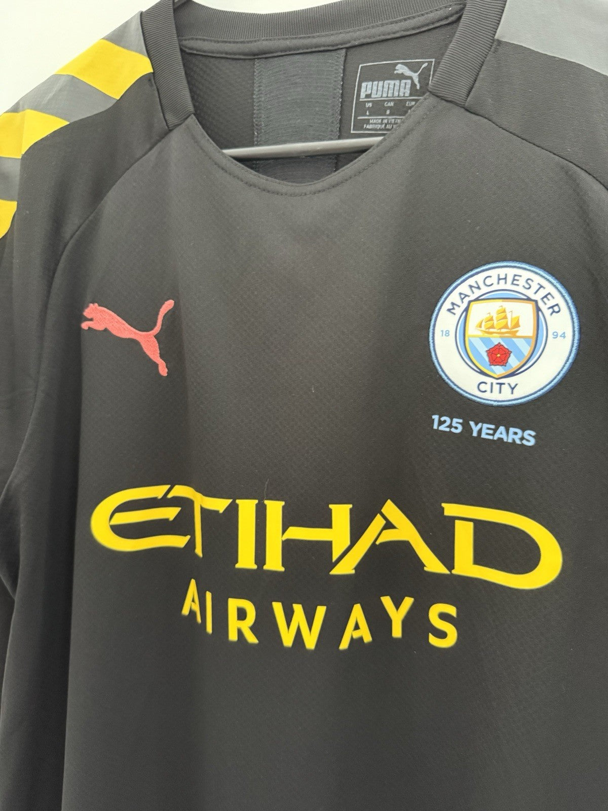 Manchester City De Bruyne #17 2019/20 Large Away Excellent Condition 755590-02