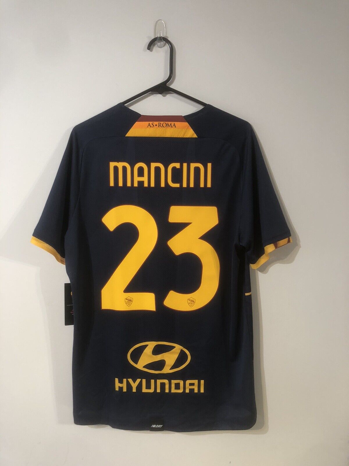 Mancini #23 AS Roma 4th 2021/22 Large Football Shirt New Balance BNWT