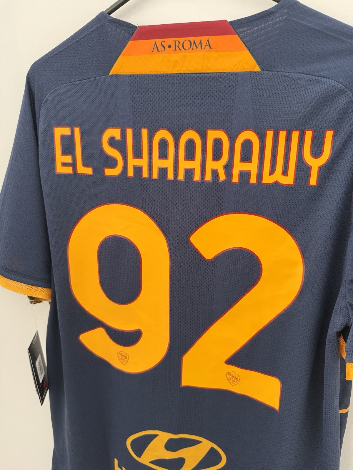 AS Roma El Shaarawy #92 2021/22 Large 4th Shirt New Balance BNWT MT130253