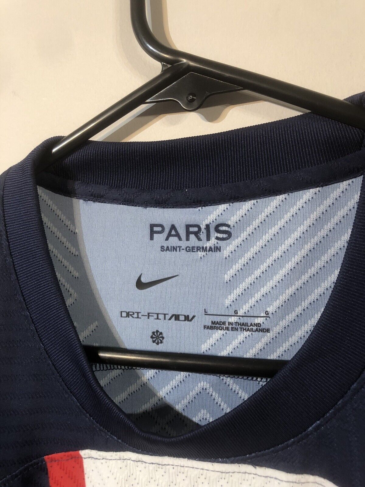 Messi #30 Paris St Germain CL DriFitAdv 2022/23 Large Home Shirt Excellent Condi