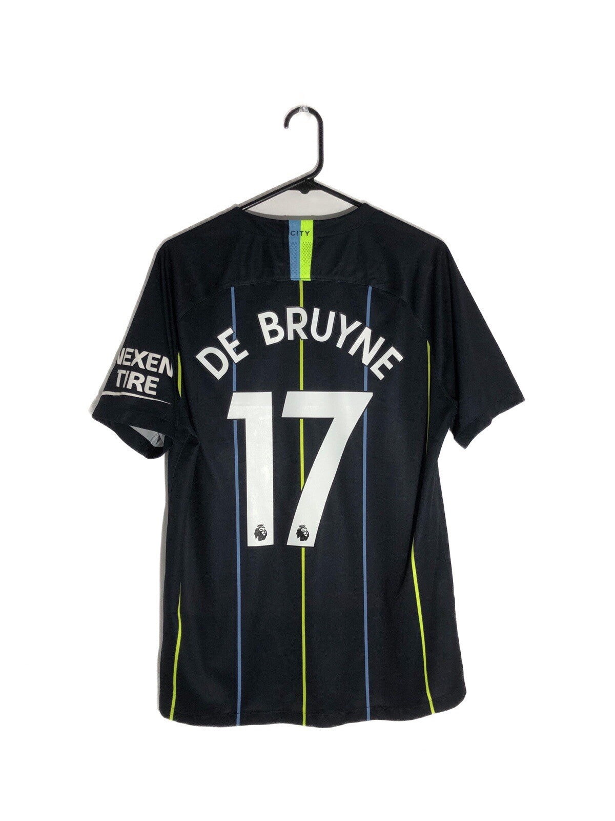 Manchester City De Bruyne #17 2018/19 Large Away Excellent Condition 919002-476