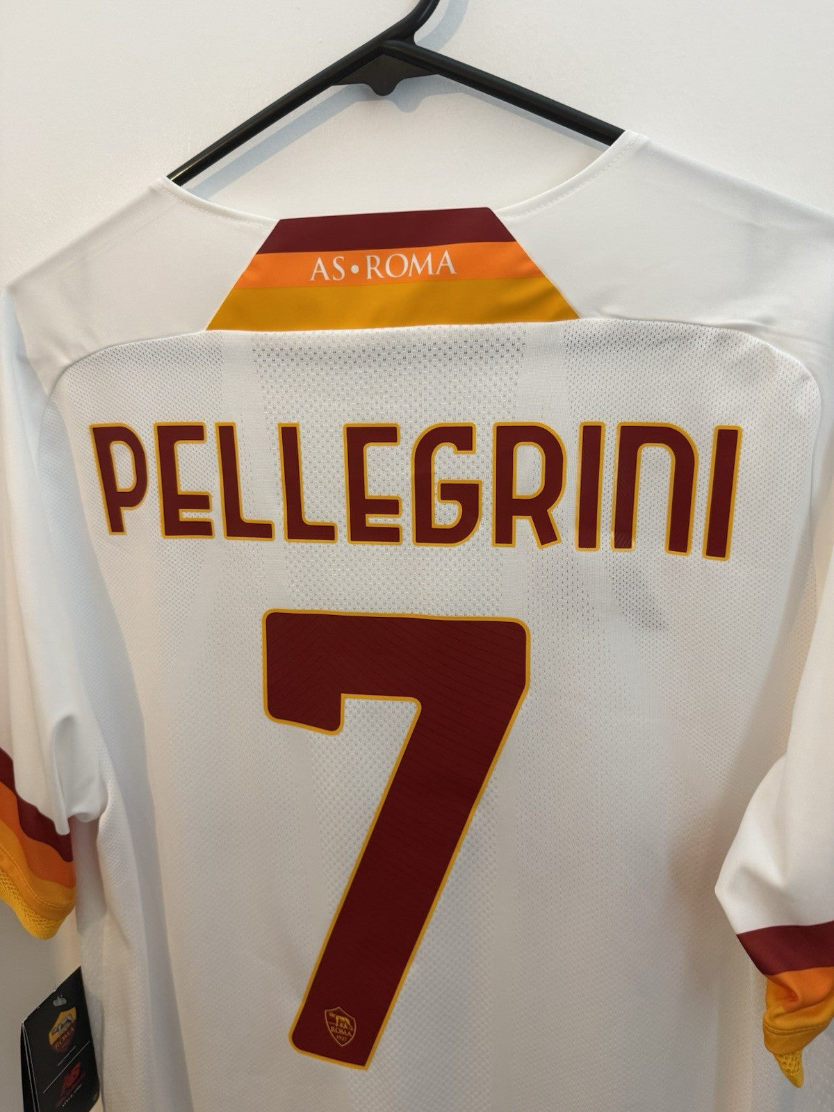 AS Roma Pellegrini #7 2021/22 XL Away Pro Shirt New Balance BNWT MT130235