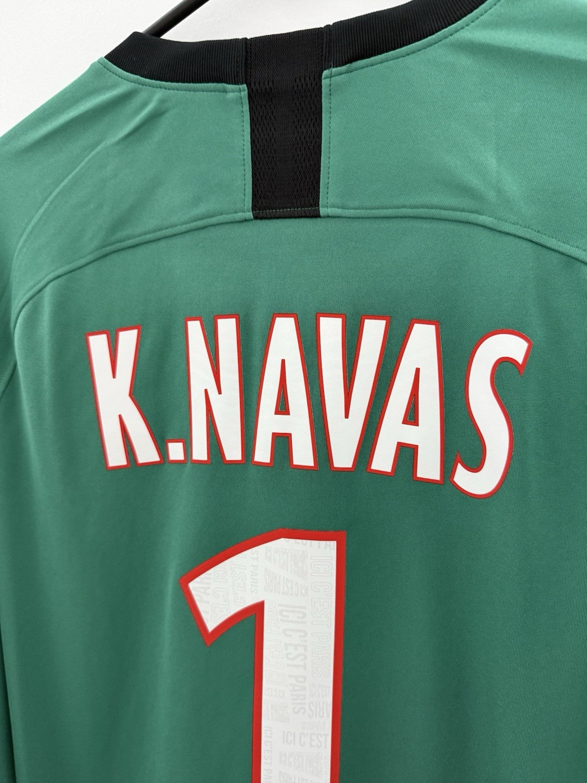 PSG K. Navas #1 2019/20 3rd Medium Goalkeeper Shirt Nike BNWT AT0039-352