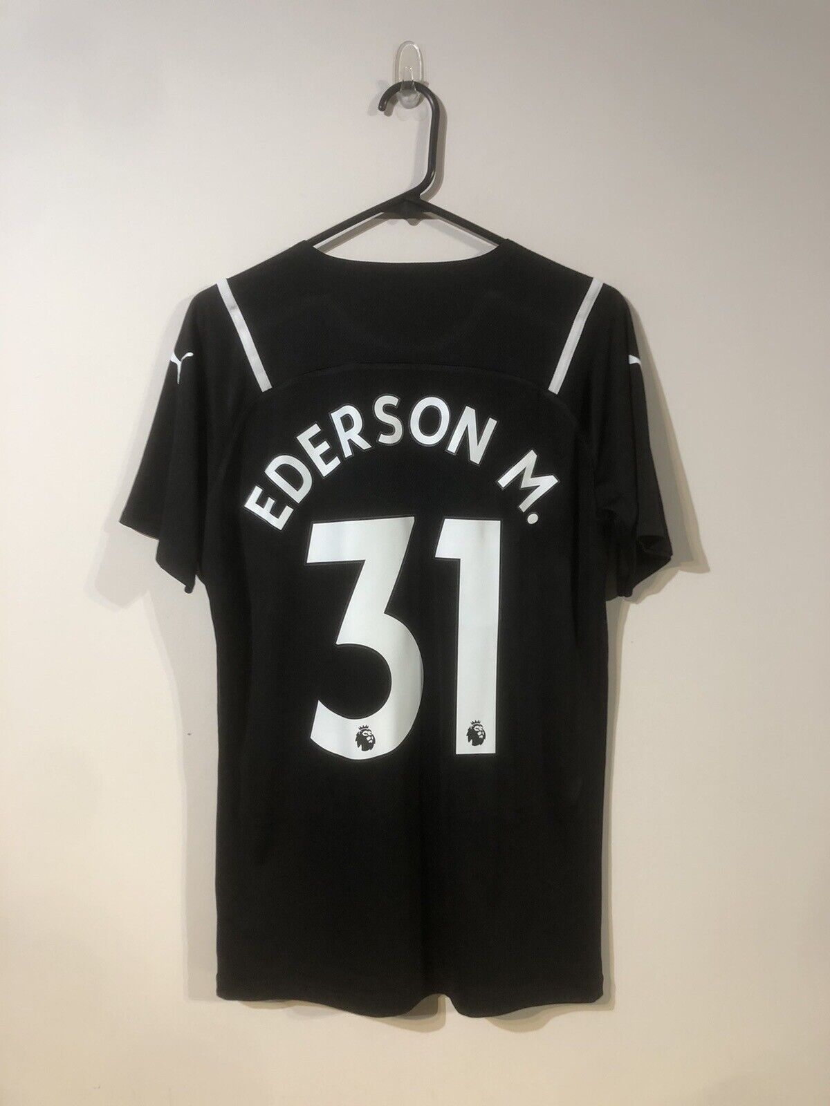 Ederson M. #31 Manchester City 2021/22 Large Home Authentic GK Excellent Conditi