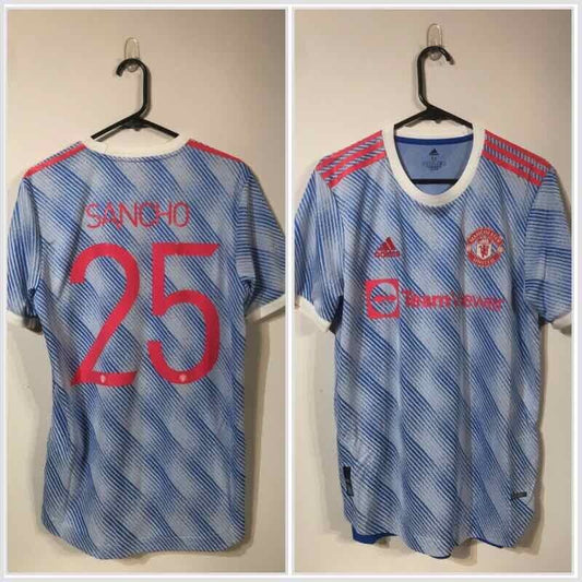 Sancho #25 Manchester United Authentic Medium BNWT 2021/22 Away Shirt
