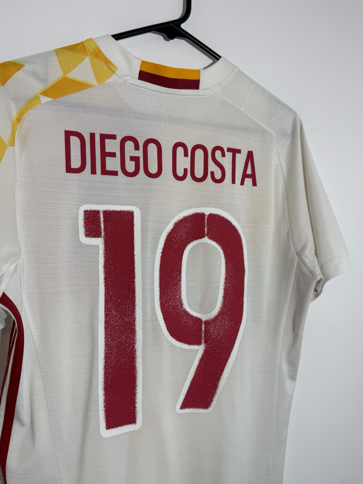 Spain Diego Costa #19 2016 Medium Away Shirt Adidas Excellent Condition AA0830