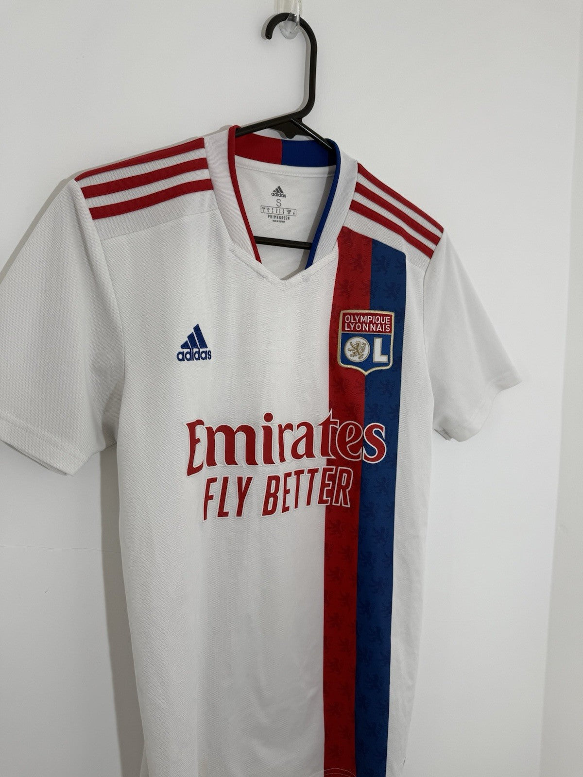 Lyon 2021/22 Small Home Shirt Adidas Excellent Condition HA6975