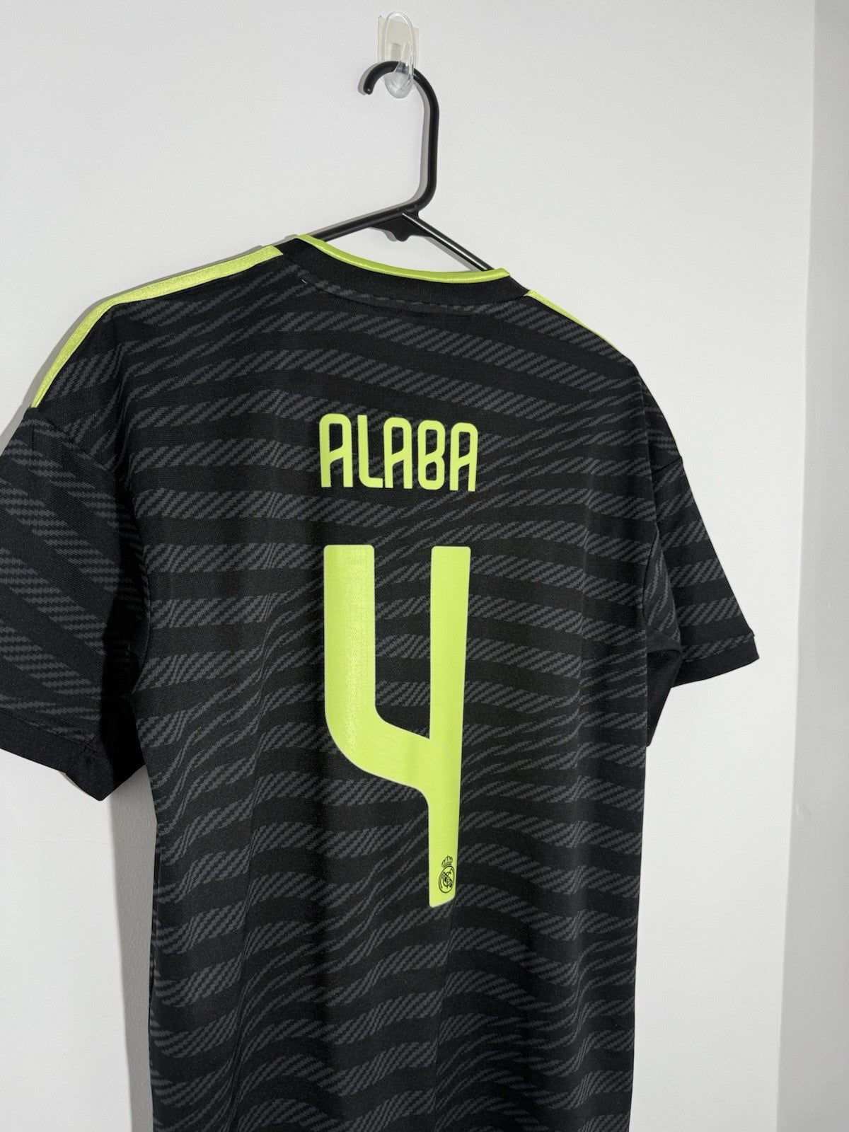 Real Madrid Alaba #4 2022/23 3rd Medium Shirt Adidas Excellent Condition HI1656