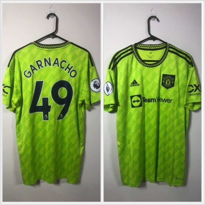 Garnacho #49 Manchester United Large 2022/23 Third Shirt BNWT