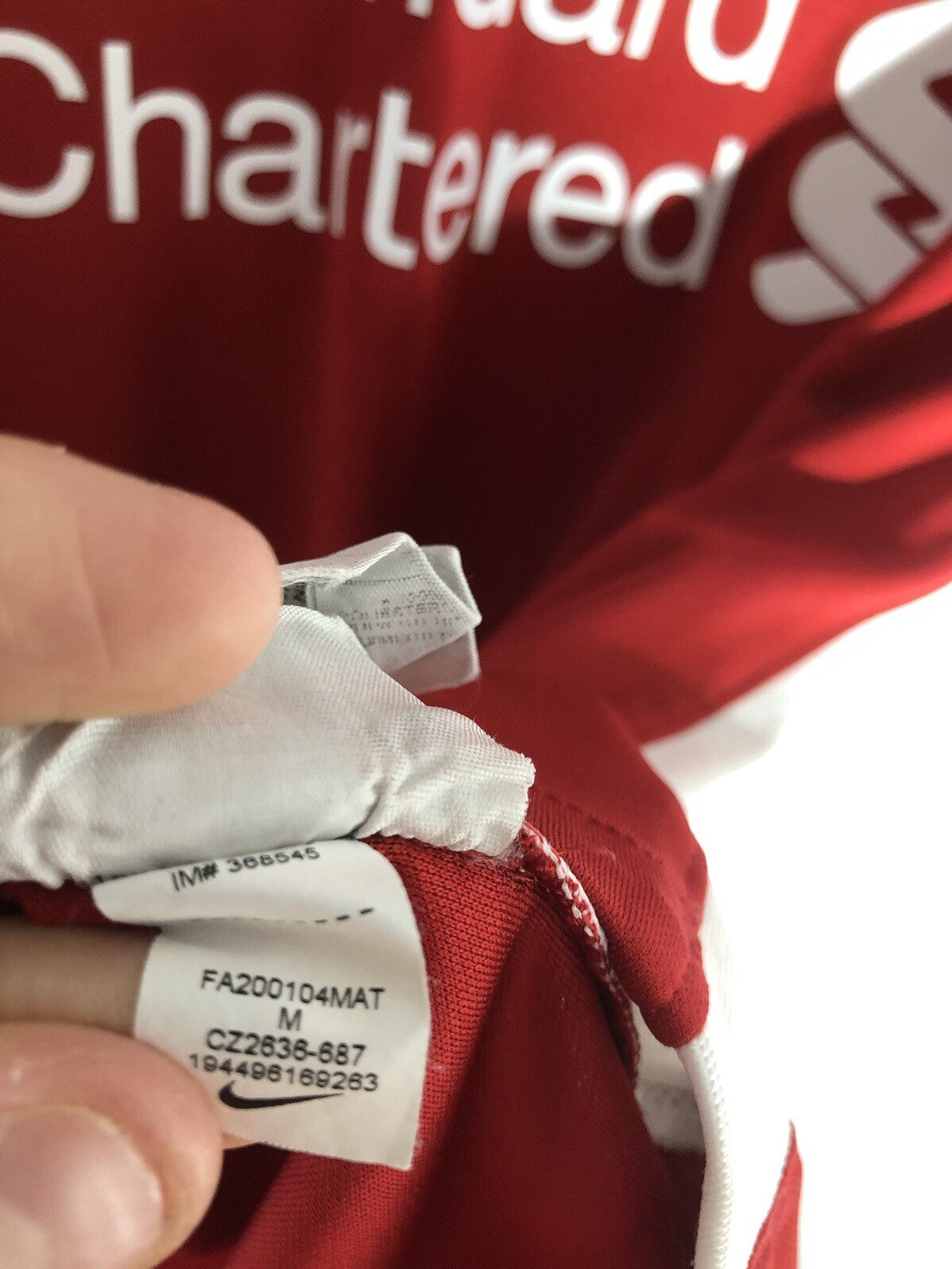 Liverpool M Salah #11 2020/21 Medium Home Shirt Excellent Condition CZ2636-687
