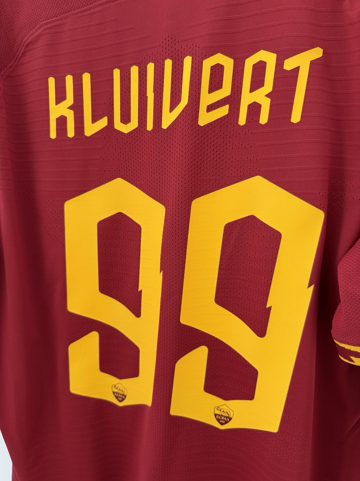AS Roma Kluivert #99 2019/20 Vaporknit Home XL Excellent Condition AJ5266-613